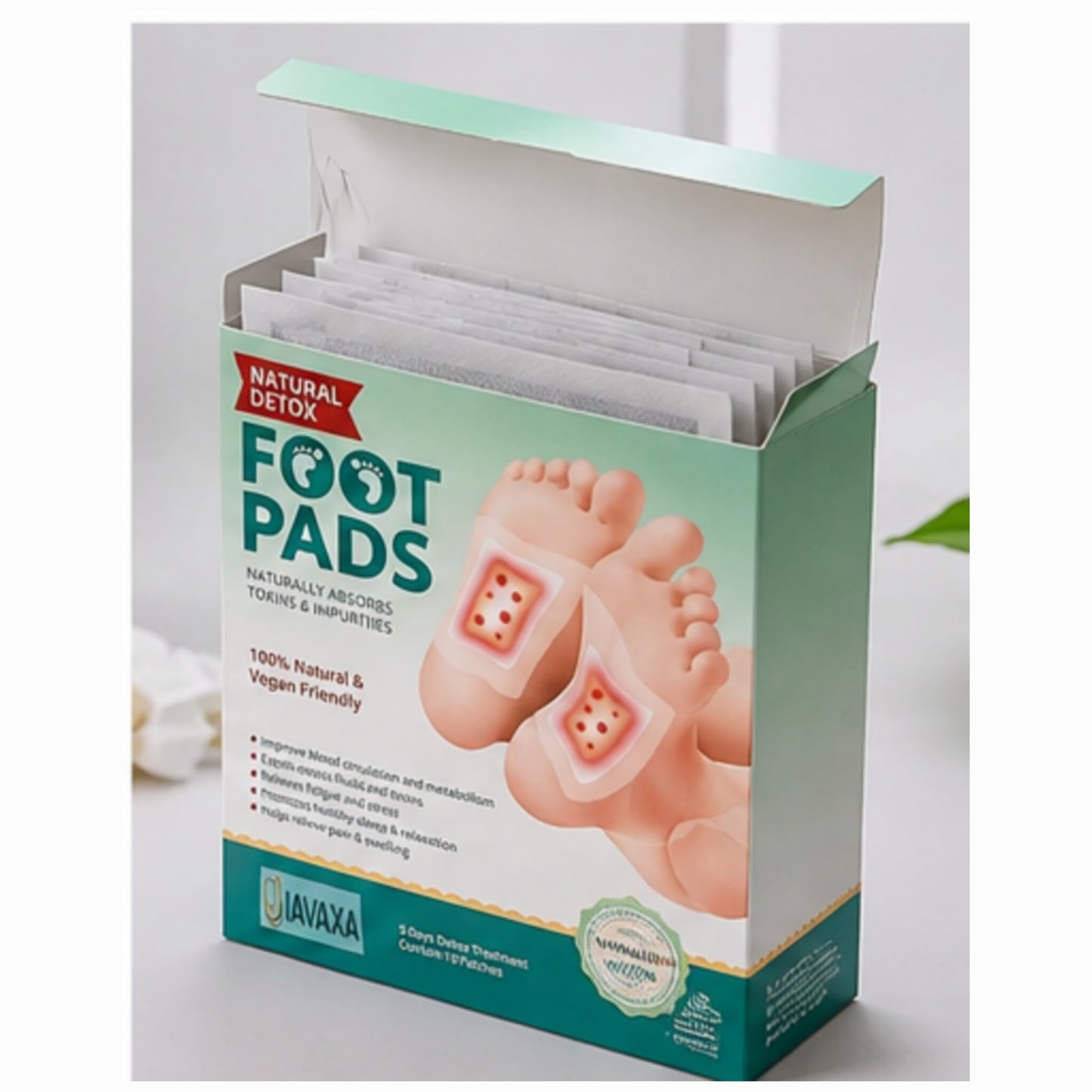 DETOX FOOT PAD – Natural Foot Care & Relaxation Pads | Overnight Foot Care