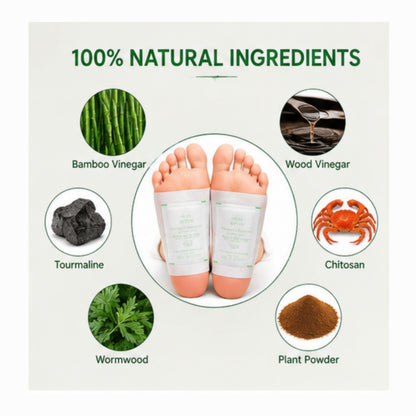 DETOX FOOT PAD – Natural Foot Care & Relaxation Pads | Overnight Foot Care