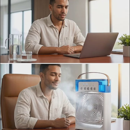 Cool Air, Clean Living | 2-in-1 Purifier & Fan | Breathe Easy Anywhere