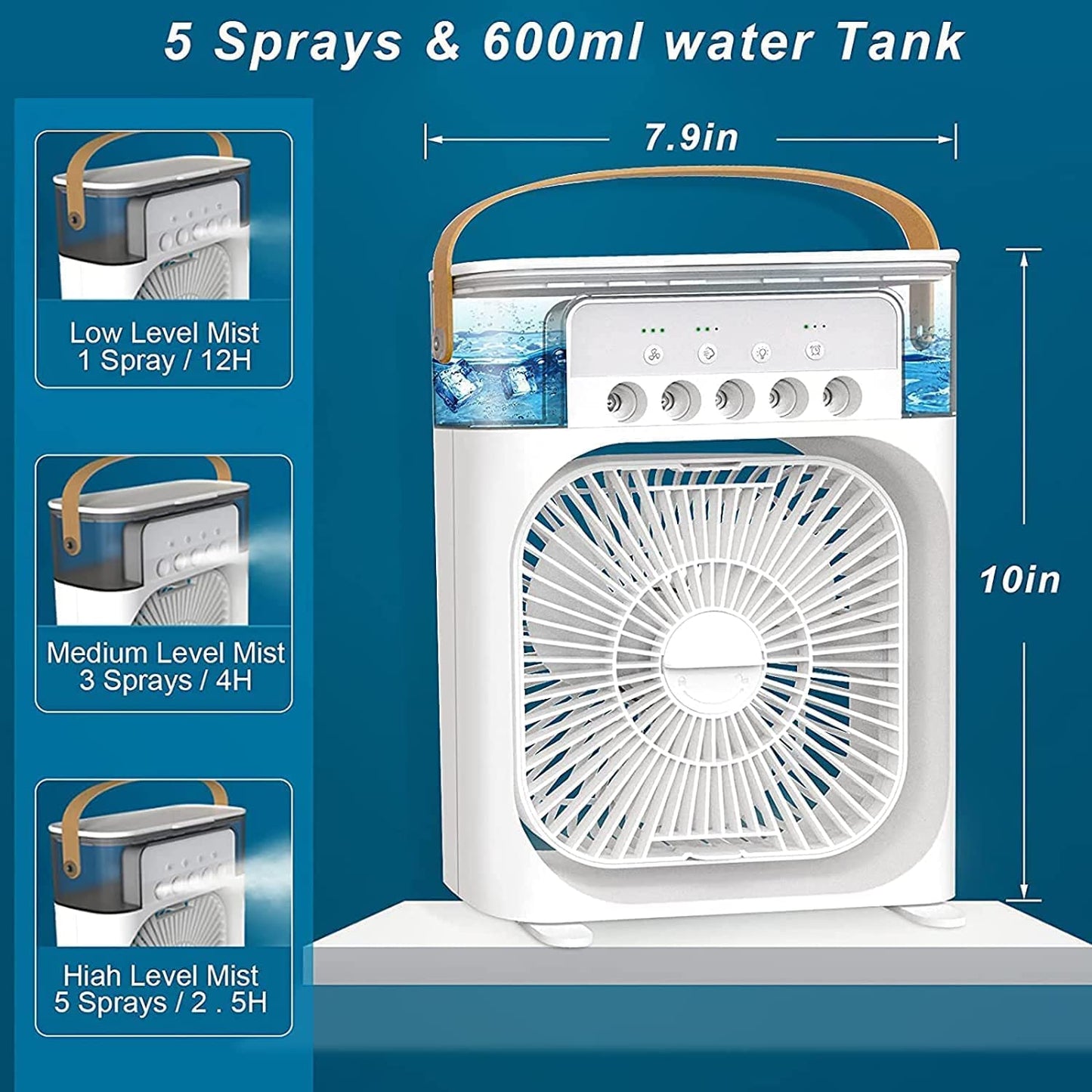 Cool Air, Clean Living | 2-in-1 Purifier & Fan | Breathe Easy Anywhere