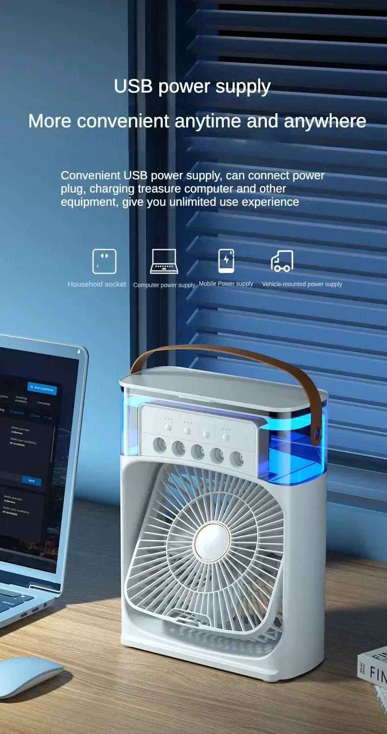 Cool Air, Clean Living | 2-in-1 Purifier & Fan | Breathe Easy Anywhere